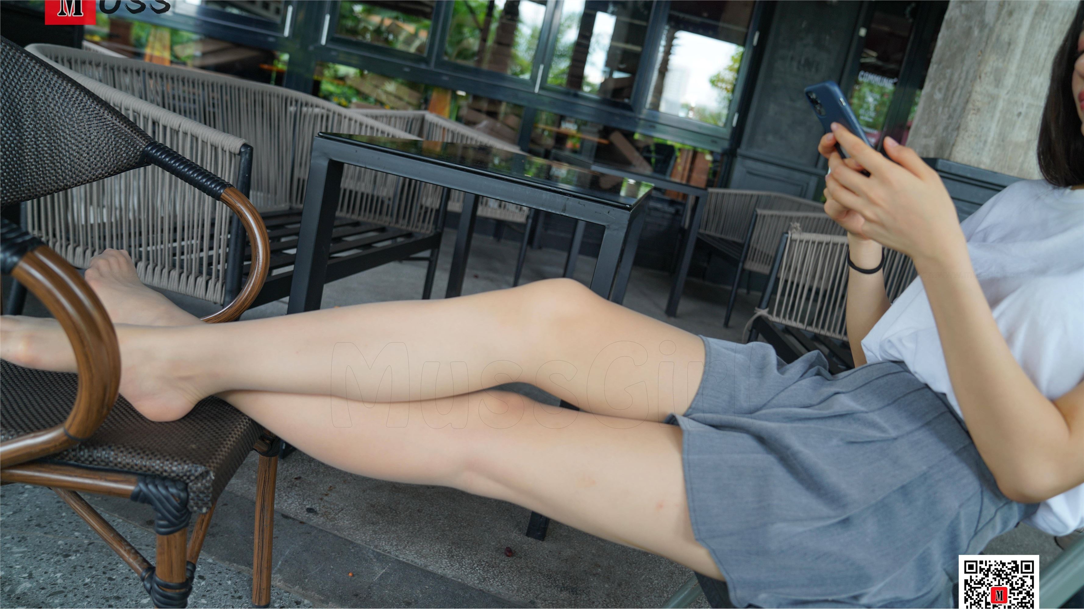 MussGirl慕丝女郎  NO.179 百褶裙凉高肉丝